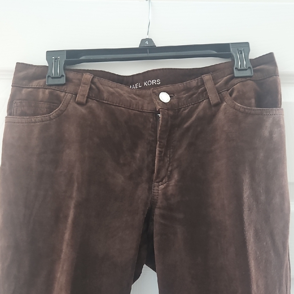 Michael Kors Brown Suede Pants